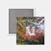 レッドマプルズアットガ日本のーデン マグネット (正面/裏面)