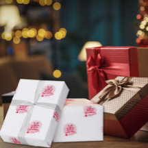 レッドマンダラスノーフレーク&サンタスレイホーリデークリスマス
