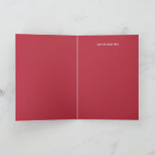 レッドマーエレガントブル金ゴールドグリッターハッピーリタイアメント カード (内部)