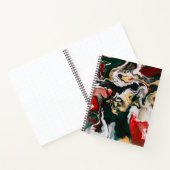 レッドマーブルデザイン ノートブック (内部)