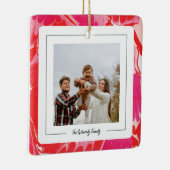 レッドマーブルメリーオーナメント セラミックオーナメント (右)