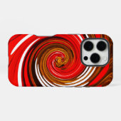 レッドミックスアート iPhoneケース (裏面横)
