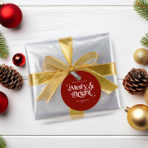 レッドミニマルメリーリストと明るいクリスマス