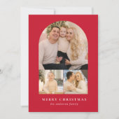 レッドミニマルArch 3写真 シーズンカード (正面)