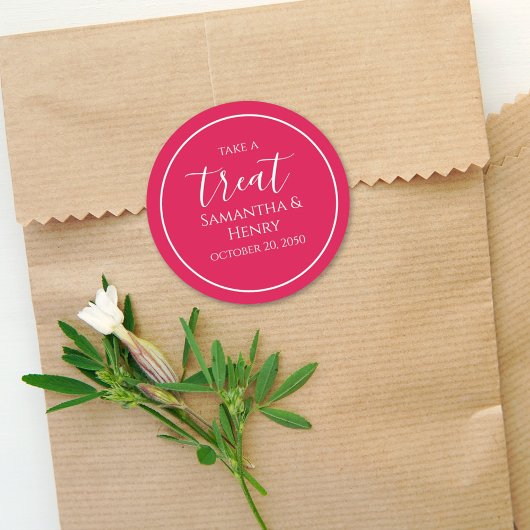 レッドミニマ結婚リストの記念書 ラウンドシール