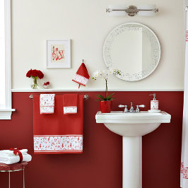 レッドミュージカルテーマ バスタオルセット