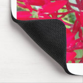 レッドミルクウィードカラフルの美しい万華鏡のように千変万化するパターン マウスパッド (コーナー)