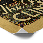 レッドミルクリントンのニュージャージーのヴィンテージ旅行 ポスター (角)