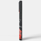 レッドムーンデジタルアートの下の崖の上の穏やかな女性 Case-Mate iPhoneケース (裏面 / 左)