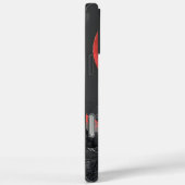 レッドムーンデジタルアートの下の崖の上の穏やかな女性 Case-Mate iPhoneケース (裏面 / 右)