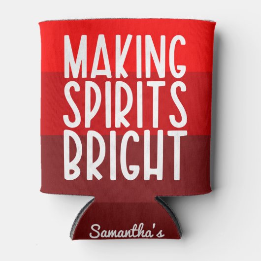 レッドメイキングスピリッツ明るいおもしろいホリデーパーティー 缶クーラー (正面)