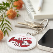 レッドメインロブスターサンダー_コーブキーチェーン キーホルダー (正面右)