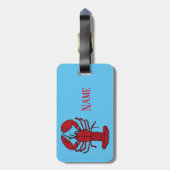 レッドメインロブスターサンダー_コーブブルーラゲージタグ ラゲッジタグ (裏面縦)