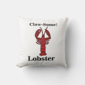 レッドメインロブスターシーフードコーストビーチ クッション (正面)