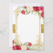 レッドメキシコフェスタフローラ30歳の誕生日 招待状 (裏面)