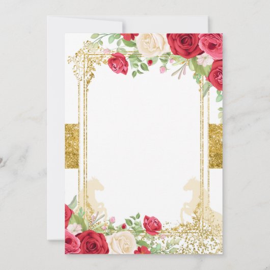 レッドメキシコフェスタフローラ30歳の誕生日 招待状 (裏面)