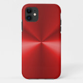 レッドメタリック Case-Mate iPhoneケース (裏面)