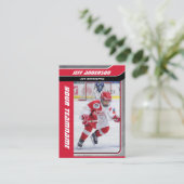 レッドメタルアイスホッケートレーディングカード コーリングカード (スタンド正面)