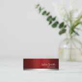 レッドメタルカイロプラクター名刺 スキニー名刺 (スタンド正面)