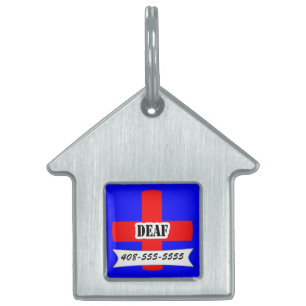 レッドメディックアラートろうペットネームテンプレートペット ペットネームタグ