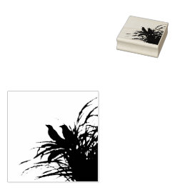 レッドメドウラルクシルフット ラバースタンプ