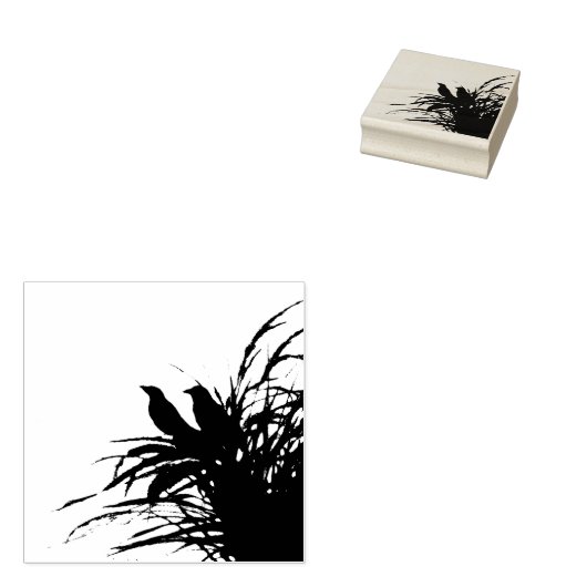 レッドメドウラルクシルフット ラバースタンプ (押印)