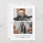 レッドメリークリスマスカード シーズンカード (裏面)