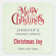 レッドメリークリスマスタイポグラフィキャンドルビジネス