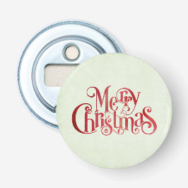 レッドメリークリスマスタイポグラフィフェスティバルフォント 栓抜き