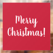 レッドメリークリスマスタイポグラフィフェスティバル ウィンドウサイン (シート2)