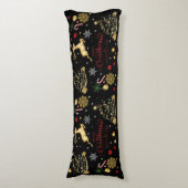 レッドメリークリスマスツリー ボディピロー (正面縦)