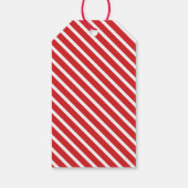 レッドメリークリスマスプレゼントラベル ギフトタグ (裏面)