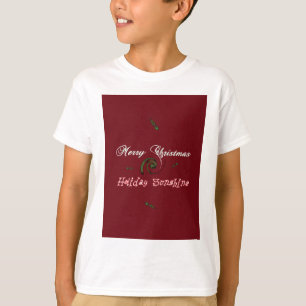 レッドメリークリスマスホリデーサンシャインウィッシュ.png tシャツ