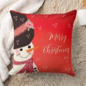 レッドメリークリスマスホリデーデコール クッション (ブランケット)