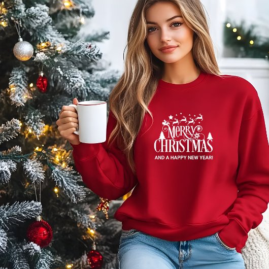 レッドメリークリスマスホリデー Tシャツ
