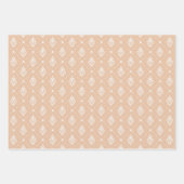 レッドメリークリスマスヴィンテージ ラッピングペーパーシート (正面2)