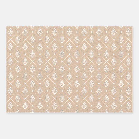 レッドメリークリスマスヴィンテージ ラッピングペーパーシート (正面2)