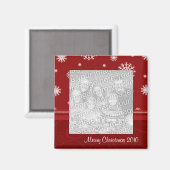 レッドメリークリスマス2010フォトマグネット マグネット (正面/裏面)