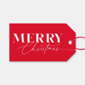 レッドメリー魔法クリスマス ギフトタグ (正面(横))