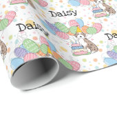 レッドメルレオージードードルドッグバースデーパーティー ラッピングペーパー (ロールコーナー)