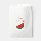 レッドメロンスイカ夏の誕生日パーティー フェイバーバッグ (正面)