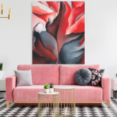 レッドメープルアットレイクジョージ |ジョージア・オキーフェ | キャンバスプリント (インサイチュ (リビング))