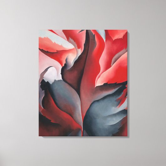 レッドメープルアットレイクジョージ |ジョージア・オキーフェ | キャンバスプリント (正面)