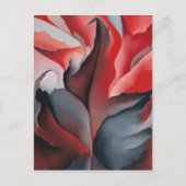レッドメープルアットレイクジョージ |ジョージア・オキーフェ | ポストカード (正面)