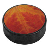 レッドメープルリーフ抽象芸術秋自然撮影 アイスホッケーパック (3/4)