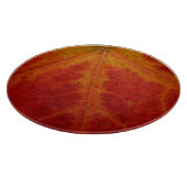 レッドメープルリーフ抽象芸術秋自然撮影 カッティングボード (角)