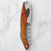 レッドメープルリーフ抽象芸術秋自然撮影 ソムリエナイフ (裏面)