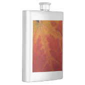 レッドメープルリーフ抽象芸術秋自然撮影 フラスク (右)