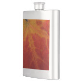 レッドメープルリーフ抽象芸術秋自然撮影 フラスク (左)