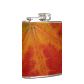 レッドメープルリーフ抽象芸術秋自然撮影 フラスク (右)